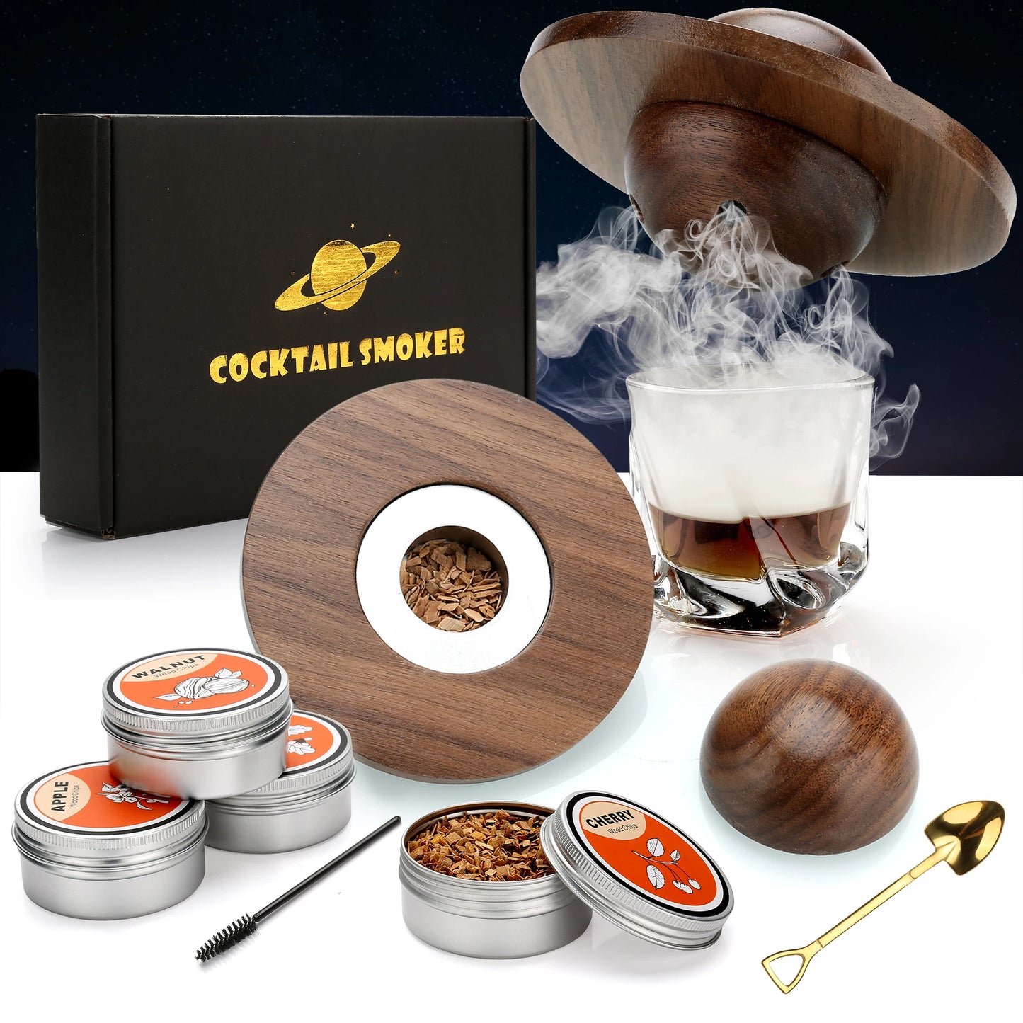 Old Fashioned Whiskey Smoker Drinks Kit
