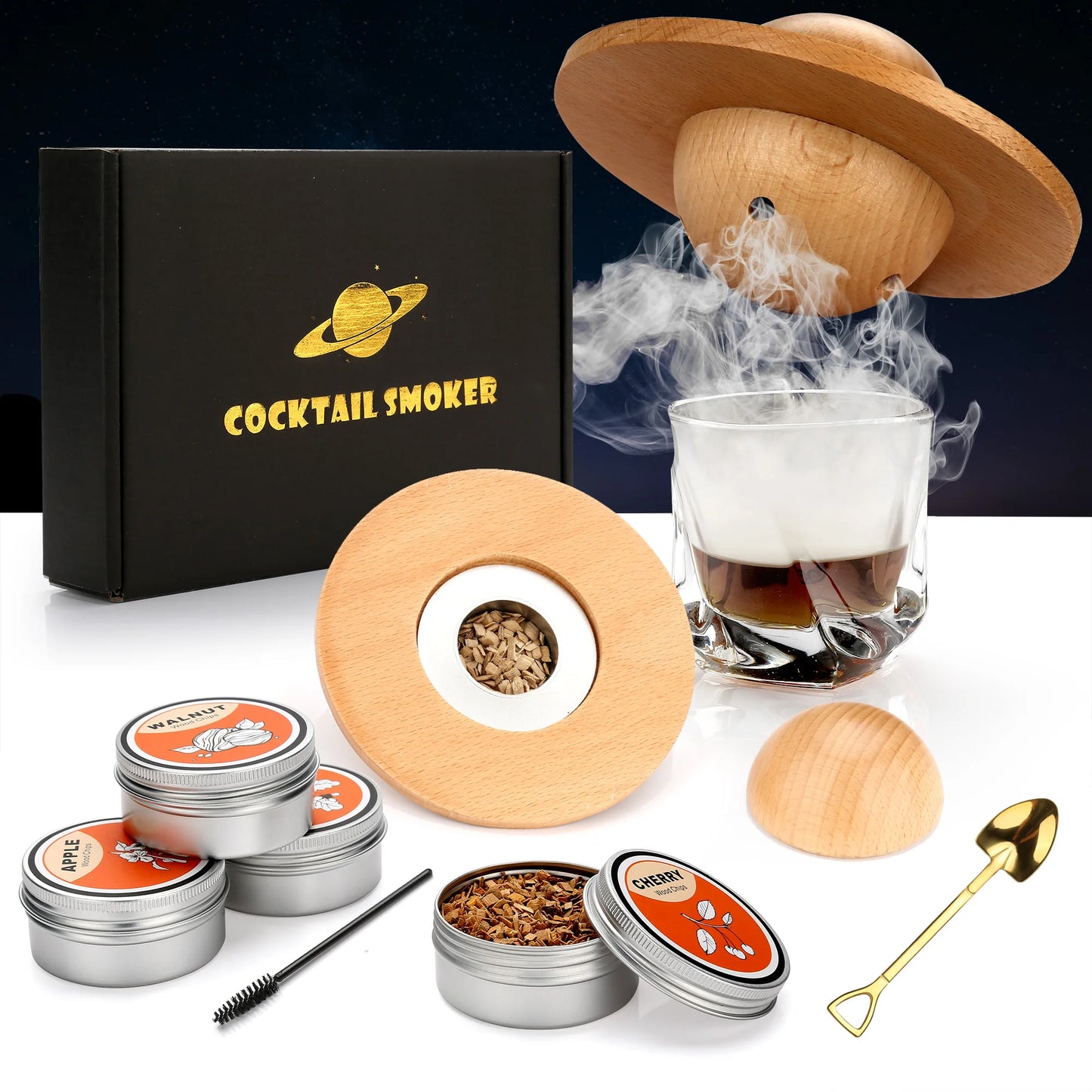 Old Fashioned Whiskey Smoker Drinks Kit