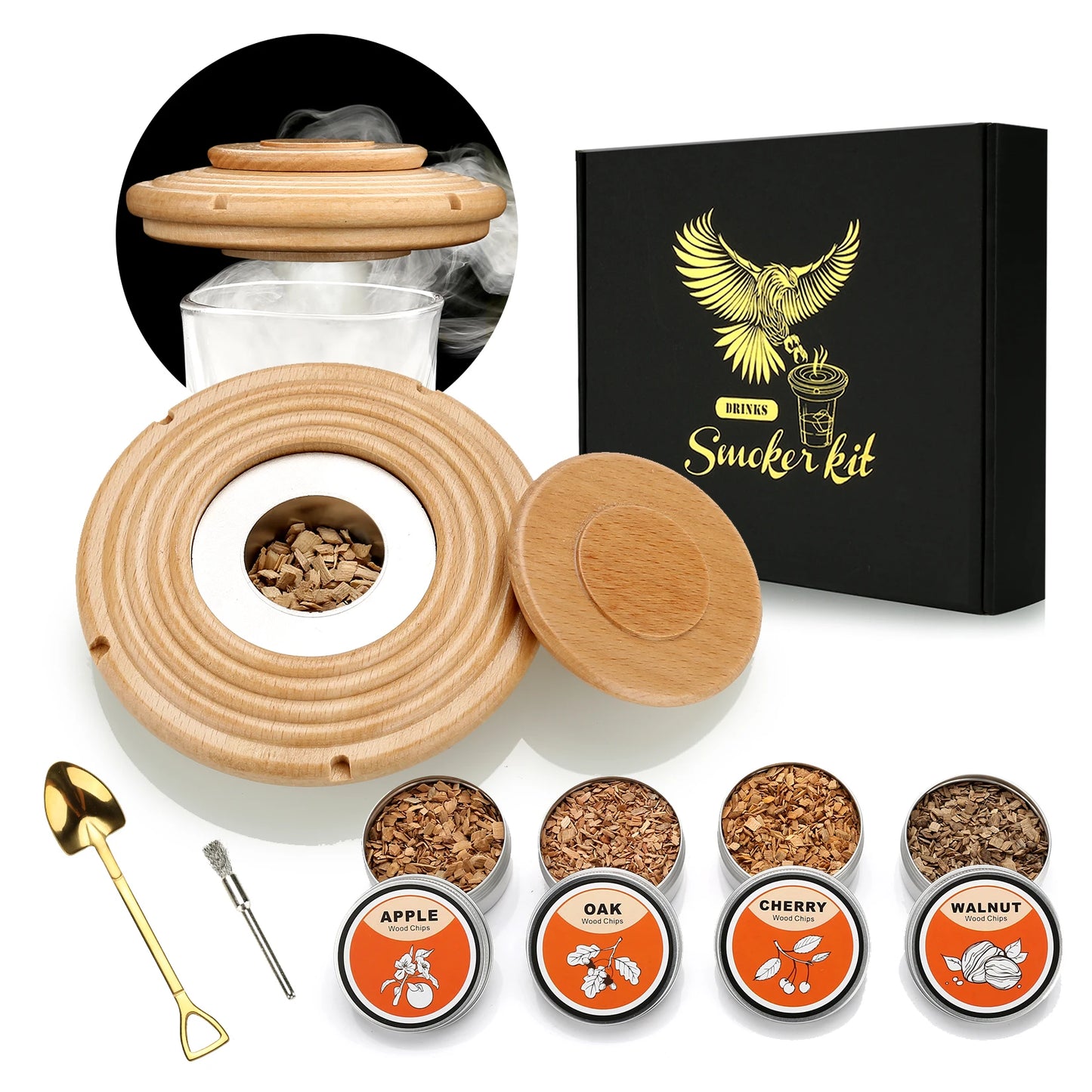 Old Fashioned Whiskey Smoker Drinks Kit