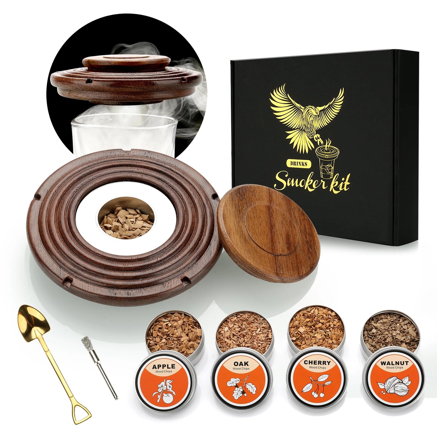 Old Fashioned Whiskey Smoker Drinks Kit