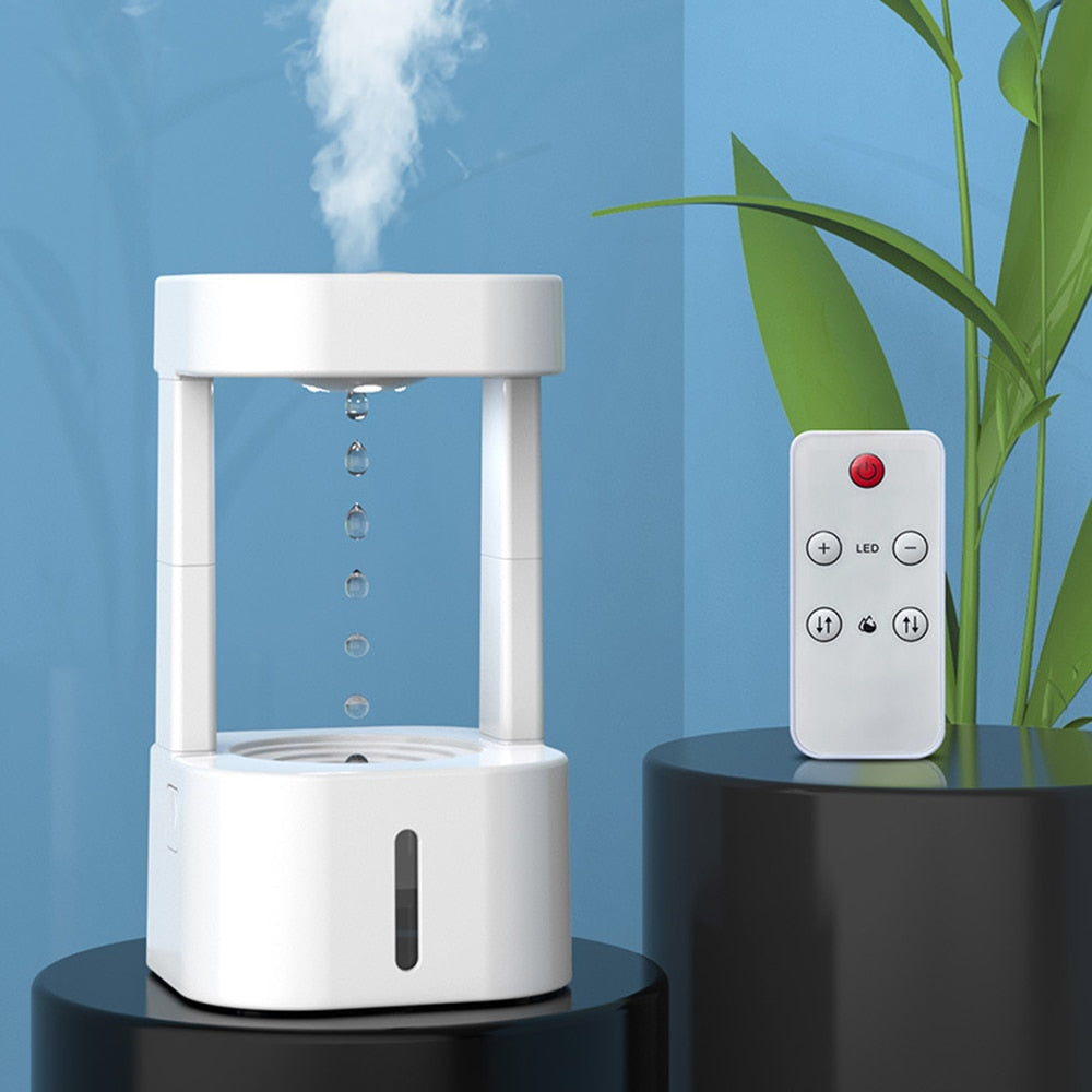  Cool Mist Humidifier Anti gravity Water Droplet