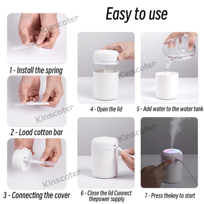 Portable Air Humidifier Aroma Diffuser